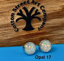 Load image into Gallery viewer, Custom Sterling Silver Stud Memorial Earrings
