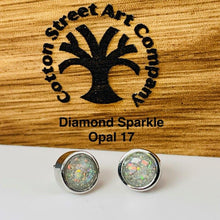 Load image into Gallery viewer, Custom Sterling Silver Stud Memorial Earrings

