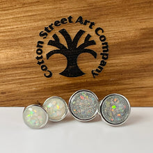 Load image into Gallery viewer, Custom Sterling Silver Stud Memorial Earrings
