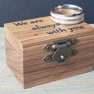 Double Channel Memorial Ring * One Ring To Memorialize Mom and Dad
