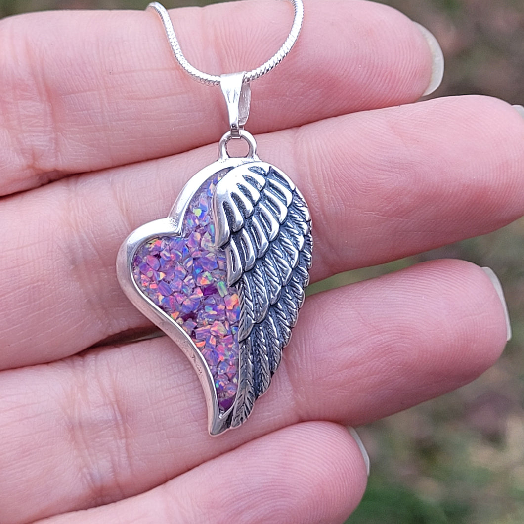 Wings of Love Memorial Pendant