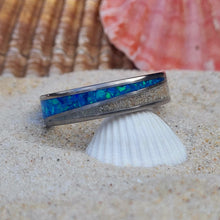 Load image into Gallery viewer, The &quot;Tidal Serenity&quot; Ring Made from the Beach Sand
