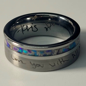 Add Handwritten Inscriptions Inside Your Ring