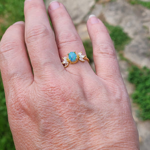 Memory Opal Ring - The Luminous Legacy
