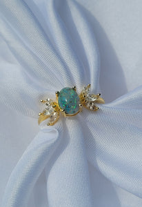 Memory Opal Ring - The Luminous Legacy