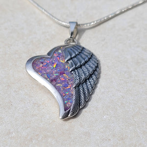 Wings of Love Memorial Pendant