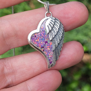 Wings of Love Memorial Pendant