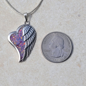 Wings of Love Memorial Pendant