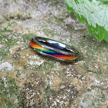 Load image into Gallery viewer, Pride &amp; Love Handmade Ring ~ 4mm Narrow Band Perfect for Everyone
