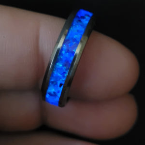 Neptune's Glow Handmade Ring