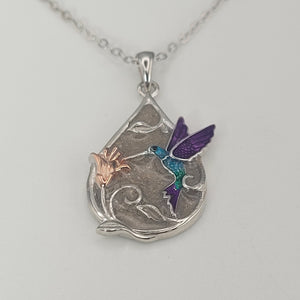 Hummingbird Memorial Necklace