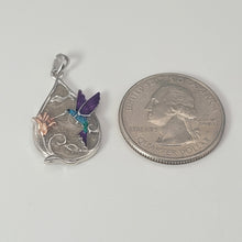 Load image into Gallery viewer, Hummingbird Memorial Necklace
