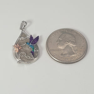 Hummingbird Memorial Necklace