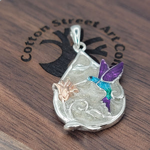 Hummingbird Memorial Necklace