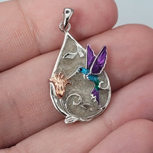 Load image into Gallery viewer, Hummingbird Memorial Necklace
