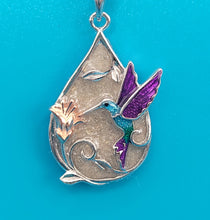 Load image into Gallery viewer, Hummingbird Memorial Necklace
