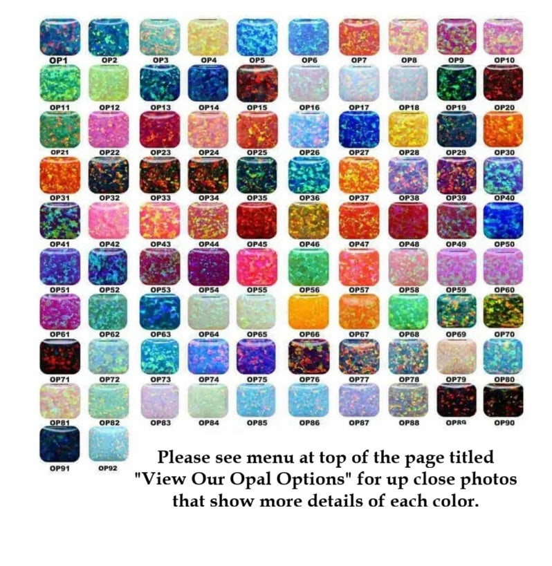 Build-a-Ring Single Channel Custom Opal Color – Cotton Street Art Company