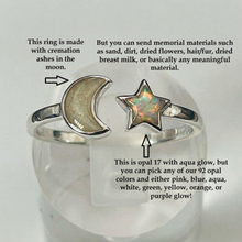 Load image into Gallery viewer, My Moon and Stars Keepsake Ring
