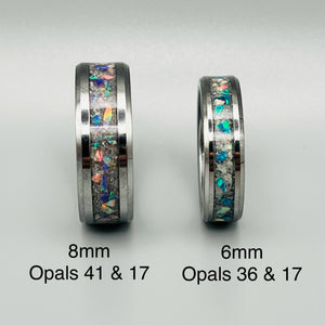 The Taz Opal and Ash Memorial Ring