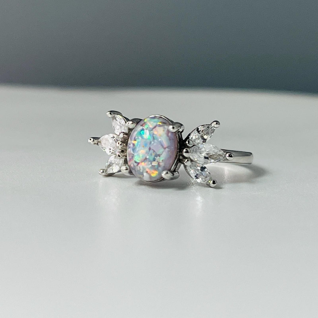 Memory Opal Ring - The Luminous Legacy