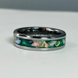 The Abalone & Ashes Memorial Ring