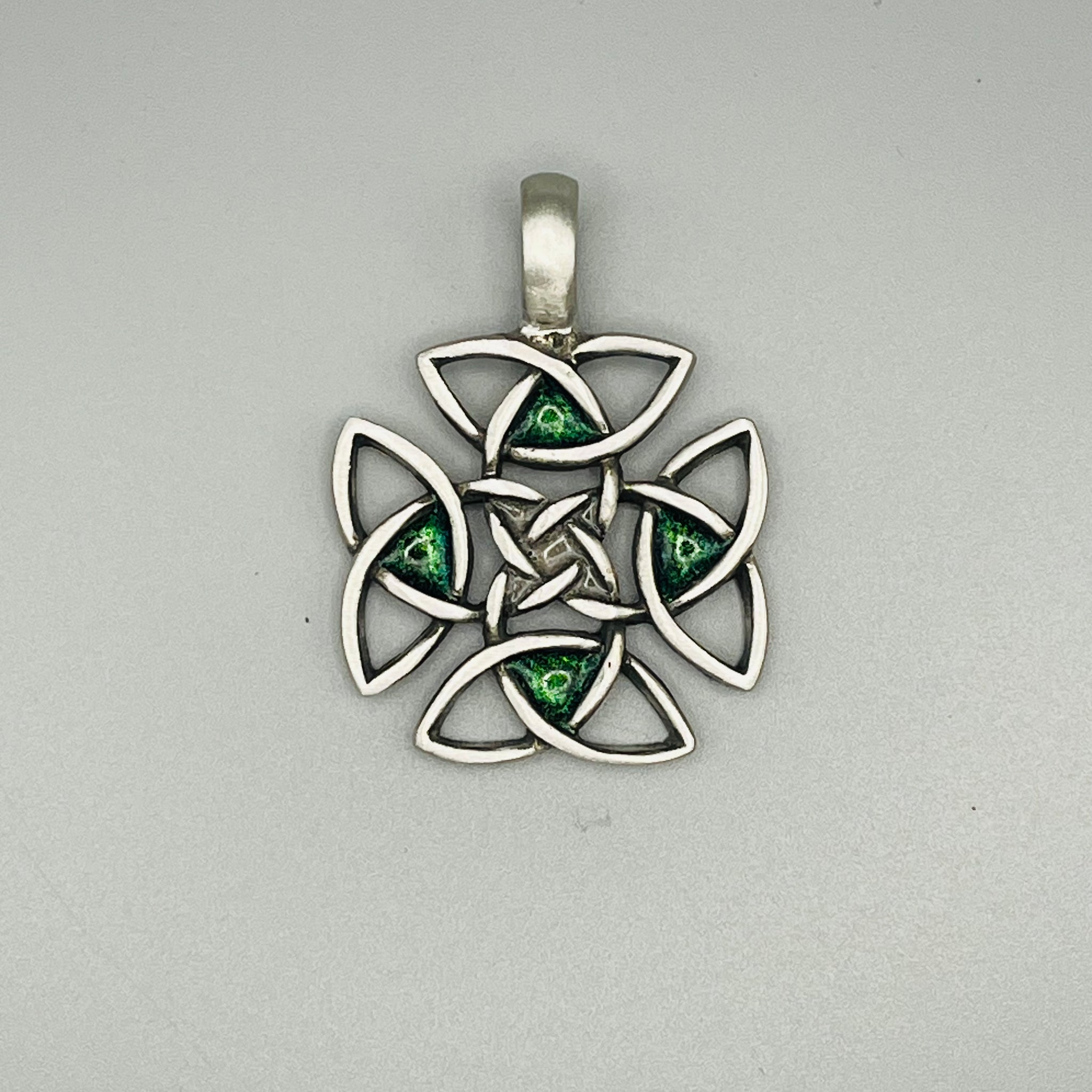 Celtic Memory Knot - Antiqued Pewter Memorial Pendant – Cotton