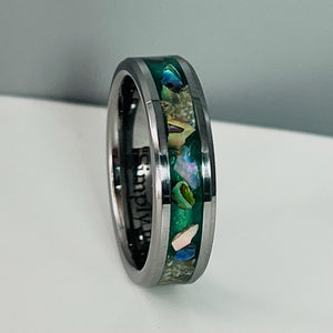 The Abalone & Ashes Memorial Ring