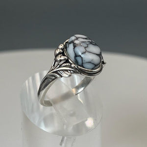 The Weeping Willow Sterling Silver and Tru-Stone Memorial Ring
