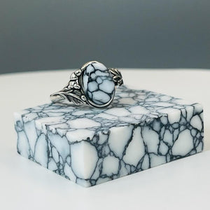 The Weeping Willow Sterling Silver and Tru-Stone Memorial Ring