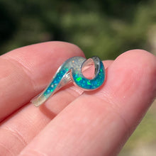 Load image into Gallery viewer, Ocean Wave - Custom Opal &amp; Sterling Silver Keepsake Ring
