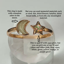 Load image into Gallery viewer, My Moon and Stars Keepsake Ring
