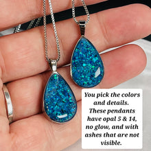 Load image into Gallery viewer, Teardrop Memorial Pendant - Titanium
