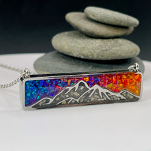 Load image into Gallery viewer, Mountain Memorial Necklace - Stainless Steel
