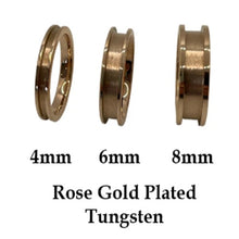 Load image into Gallery viewer, Gold Plated Tungsten Memorial Ring
