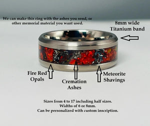 The Cosmic Phoenix Memorial Ring