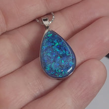 Load and play video in Gallery viewer, Teardrop Memorial Pendant - Titanium
