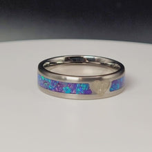 Load and play video in Gallery viewer, You are My Heart Memorial Ring - Titanium Band
