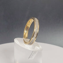Load and play video in Gallery viewer, Gold Plated Tungsten Memorial Ring
