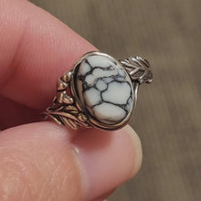 Load and play video in Gallery viewer, The Weeping Willow Sterling Silver and Tru-Stone Memorial Ring
