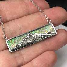 Load image into Gallery viewer, Mountain Memorial Necklace - Stainless Steel
