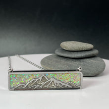 Load image into Gallery viewer, Mountain Memorial Necklace - Stainless Steel
