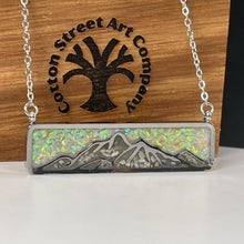 Load image into Gallery viewer, Mountain Memorial Necklace - Stainless Steel
