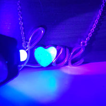 Load image into Gallery viewer, Sterling Silver "LOVE" Memorial Keepsake Necklace
