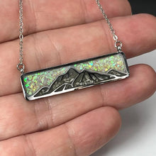 Load image into Gallery viewer, Mountain Memorial Necklace - Stainless Steel
