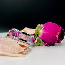 Load image into Gallery viewer, Dried Flowers &amp; Opal Ring ~ Handmade with the Flowers You Send
