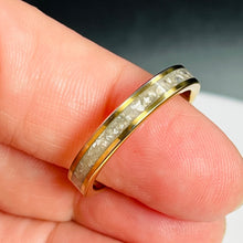 Load image into Gallery viewer, Gold Plated Tungsten Memorial Ring
