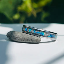 Load image into Gallery viewer, The Taz Opal and Ash Memorial Ring
