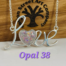 Load image into Gallery viewer, Sterling Silver "LOVE" Memorial Keepsake Necklace
