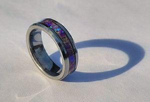 Amethyst Opal & Ashes Ring