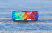 Load image into Gallery viewer, Pride Rainbow Memorial Ring
